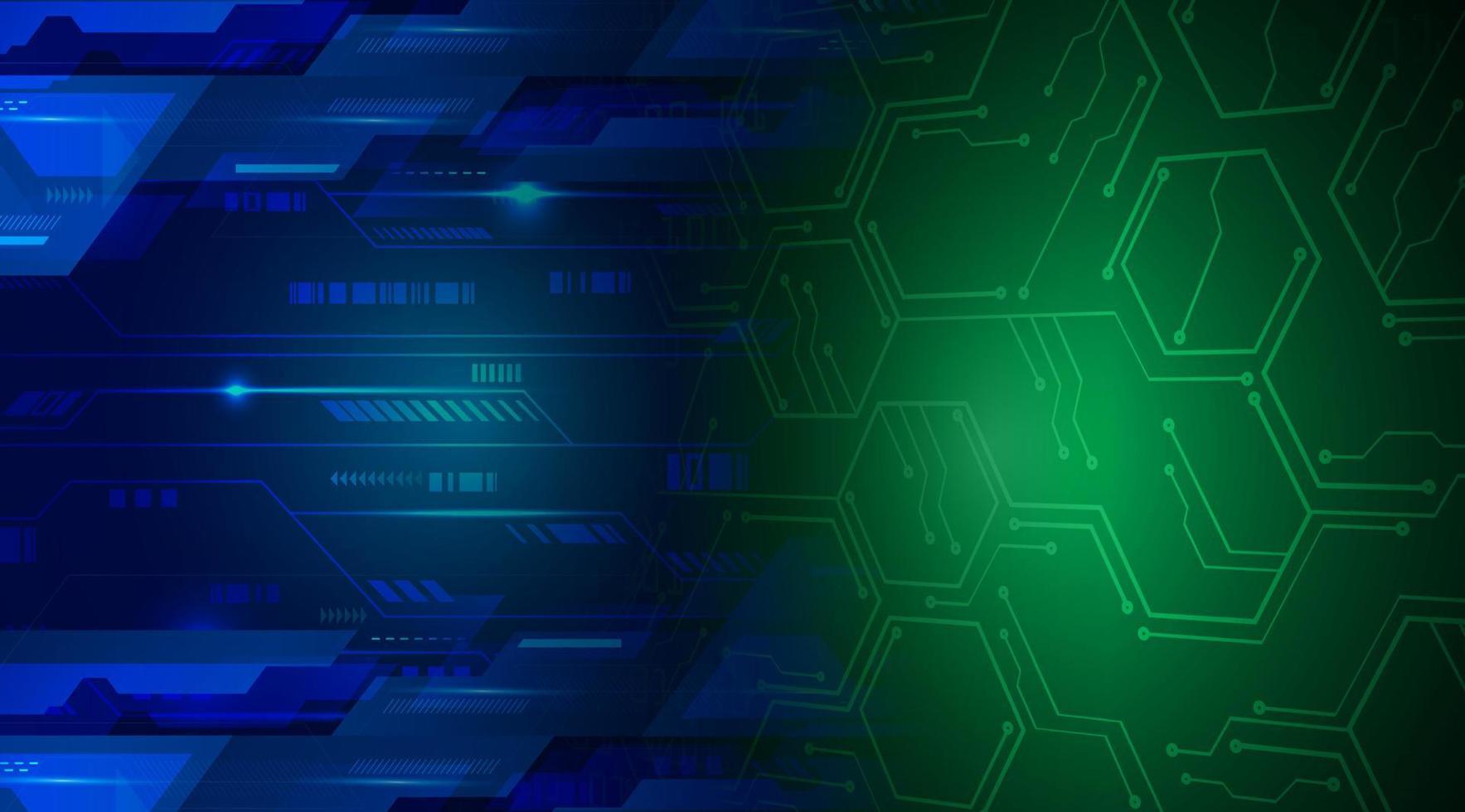 cyber circuit future technology concept background vector
