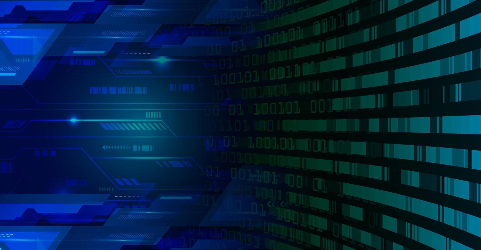 cyber circuit future technology concept background vector