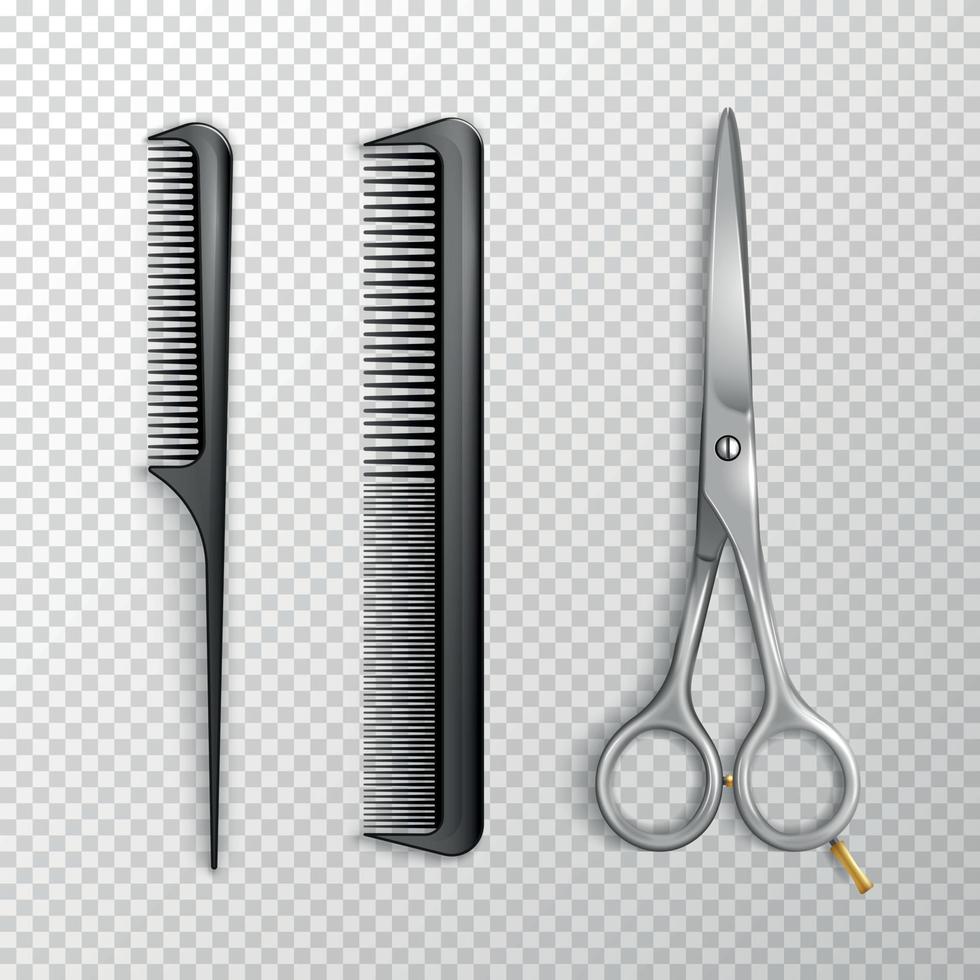 Barbershop Tools Set vector