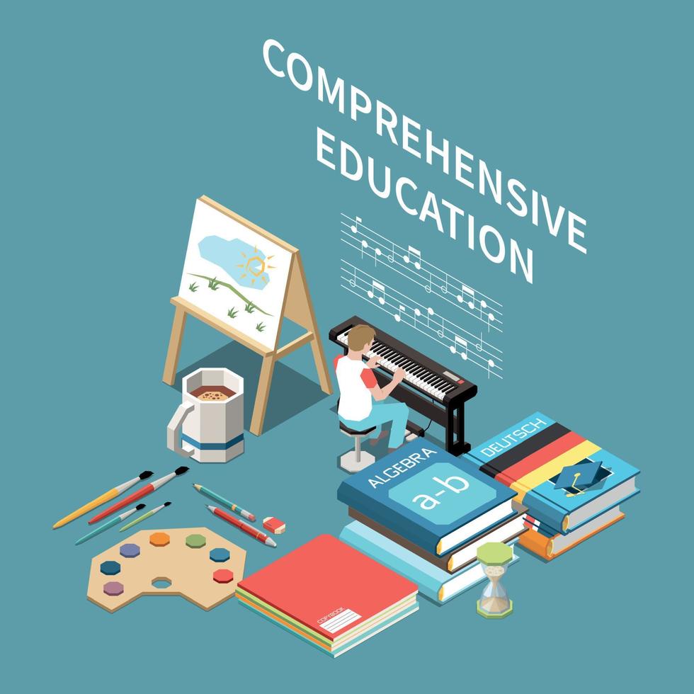 Comprehensive Education Composition vector