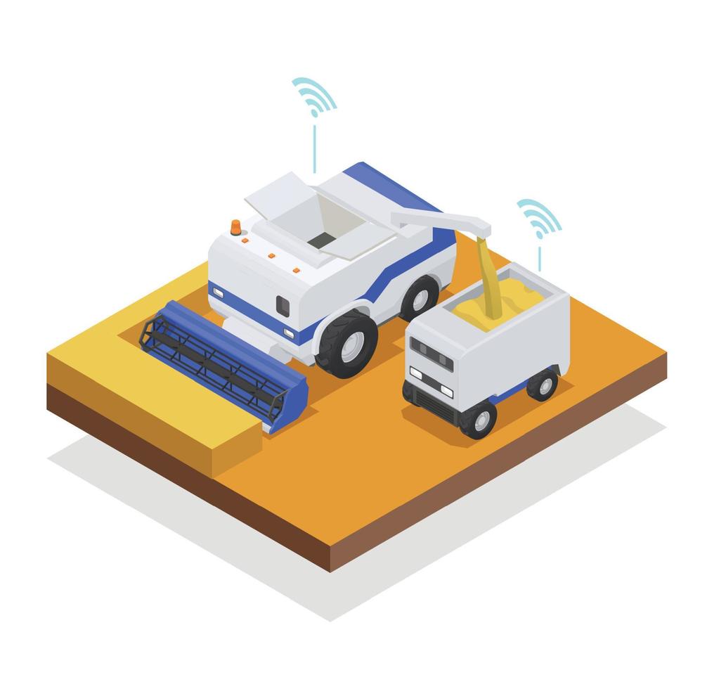 Argiculture Farming Composition vector