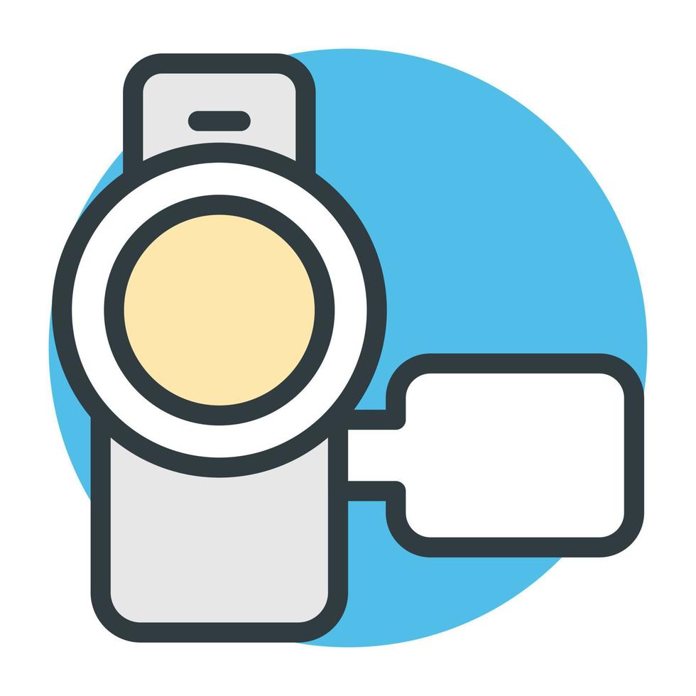 Trendy Handycam Concepts vector