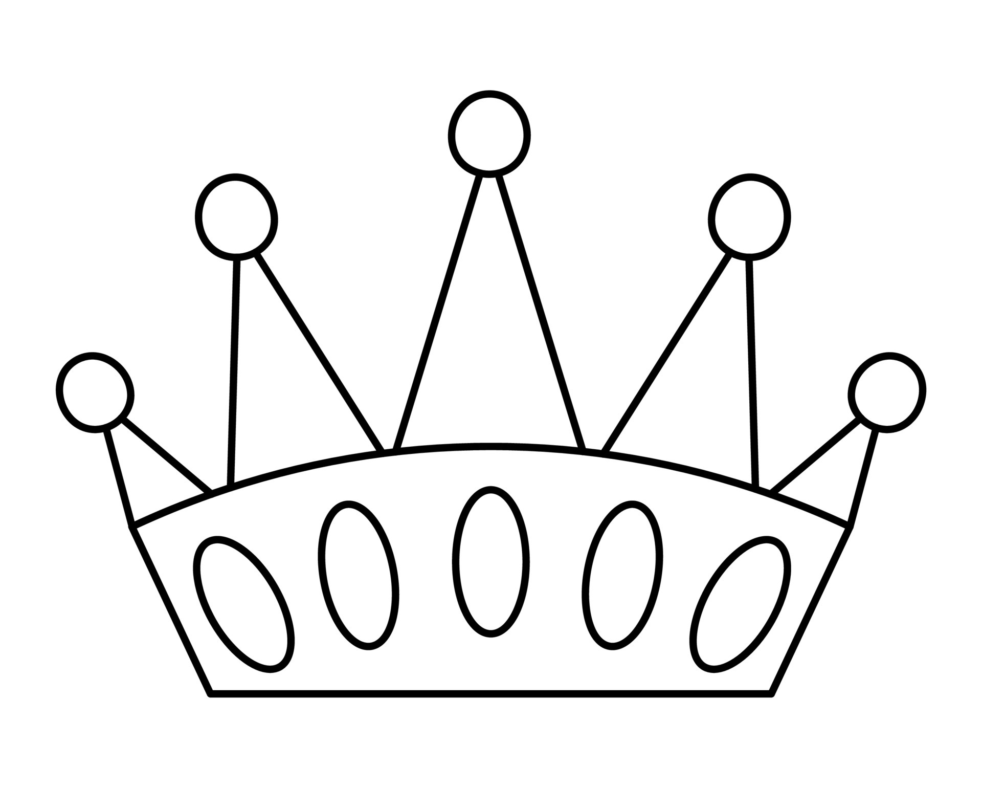 Fairy tale black and white crown isolated on white background. Vector line  fantasy king or queen accessory. Sovereign authority symbol. Medieval  fairytale royal jewelry icon 6847297 Vector Art at Vecteezy