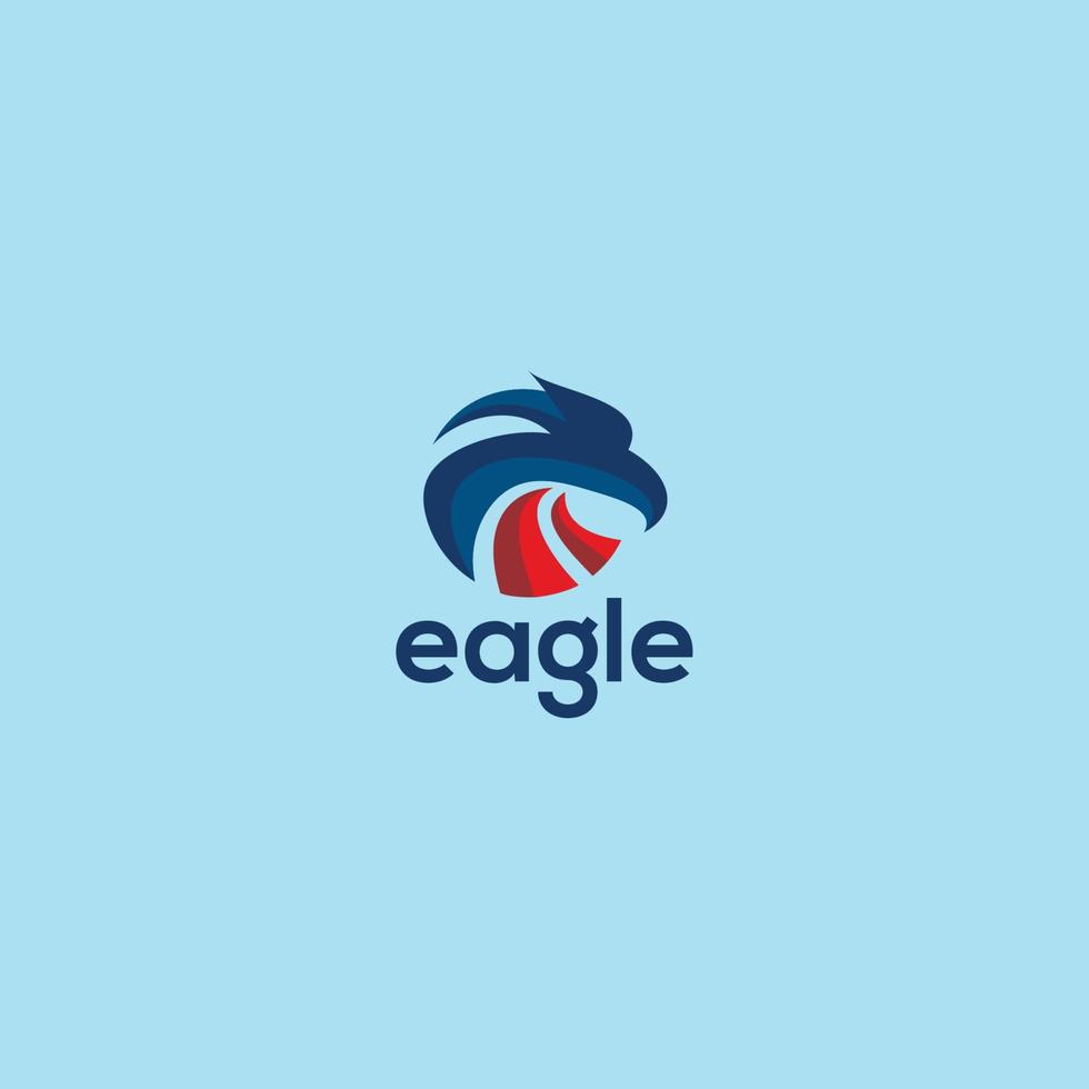 Eagle Head logo vector icon illustration design Premium Vector