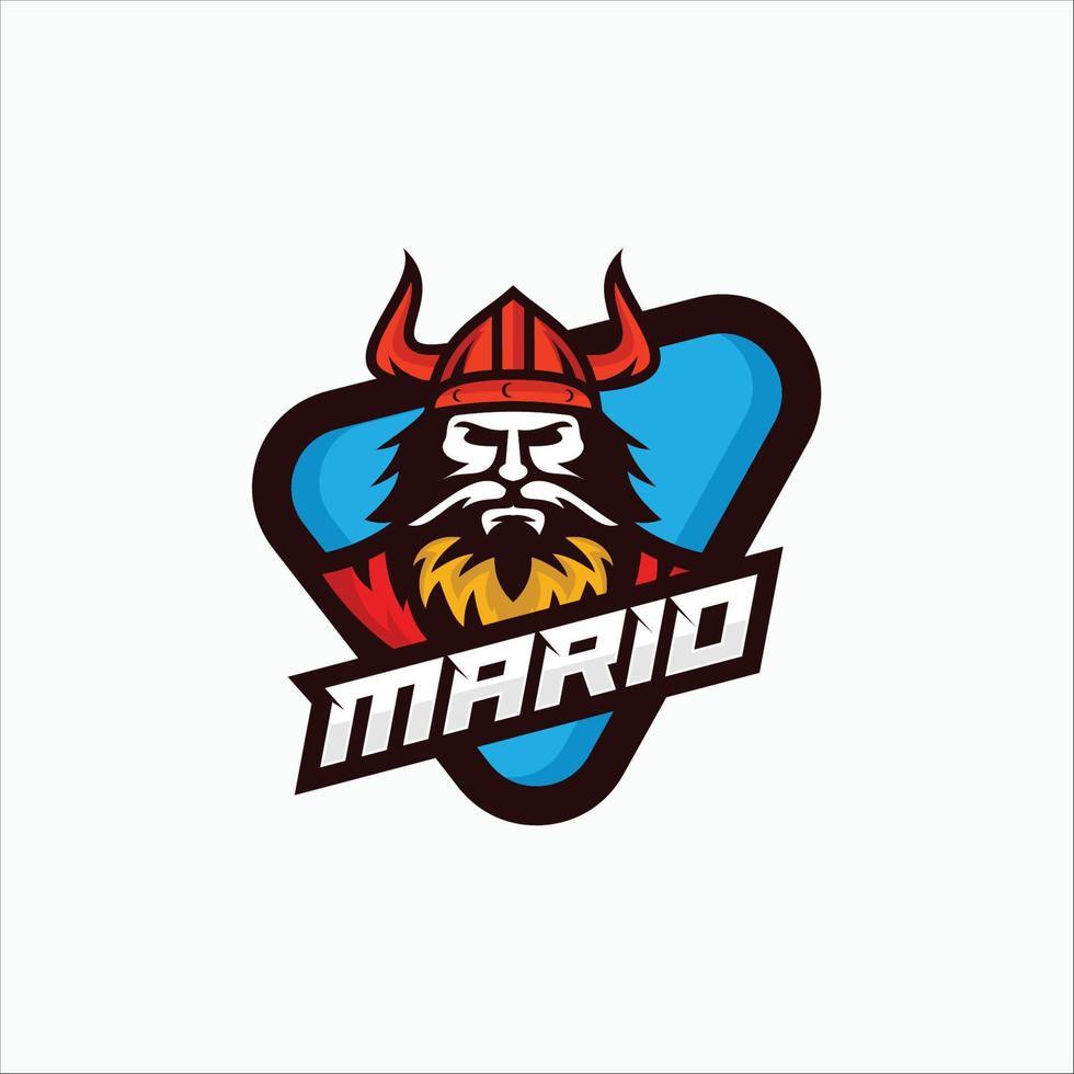 esport mascota logo vector icono ilustración diseño vector premium