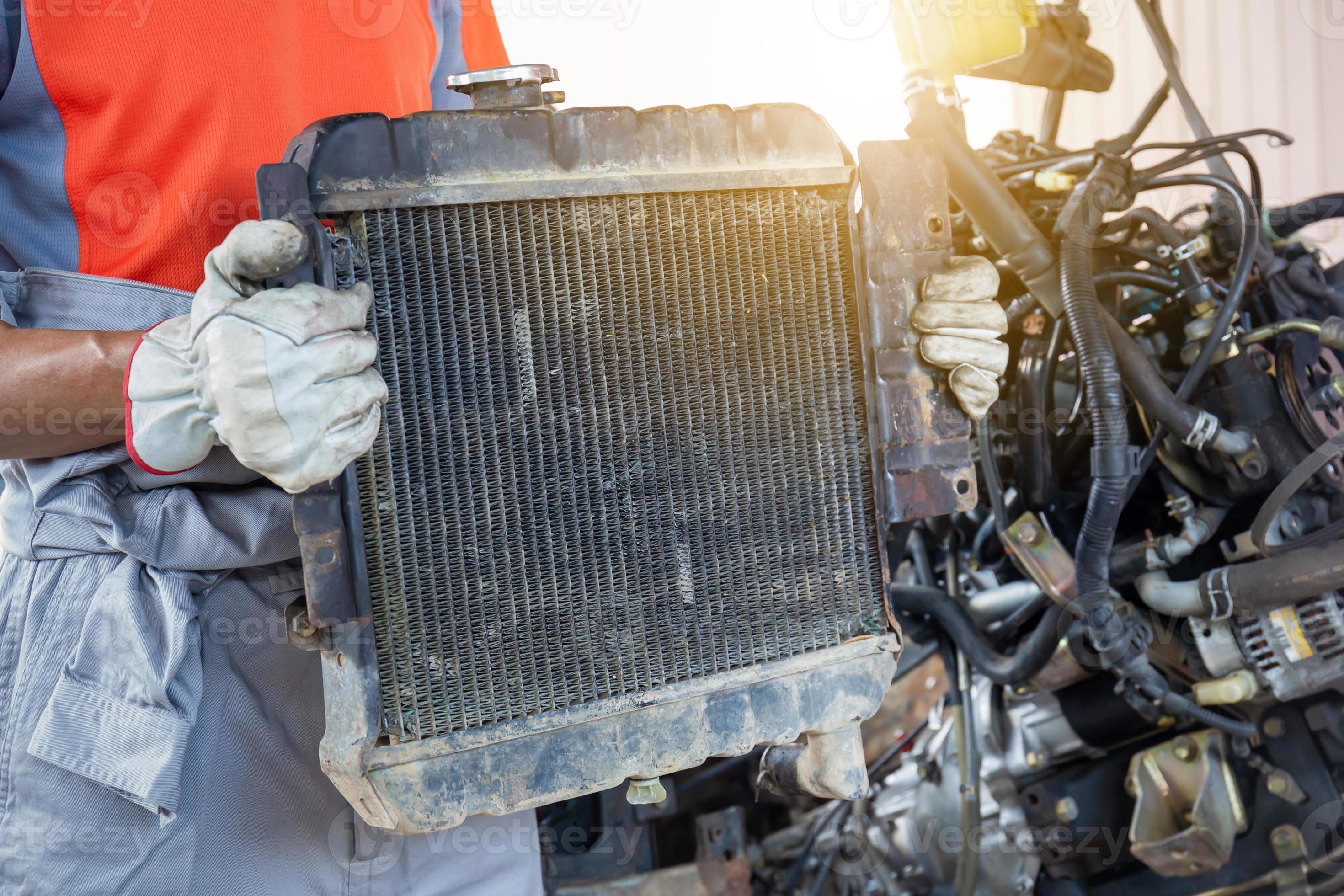 Radiator shop car repair