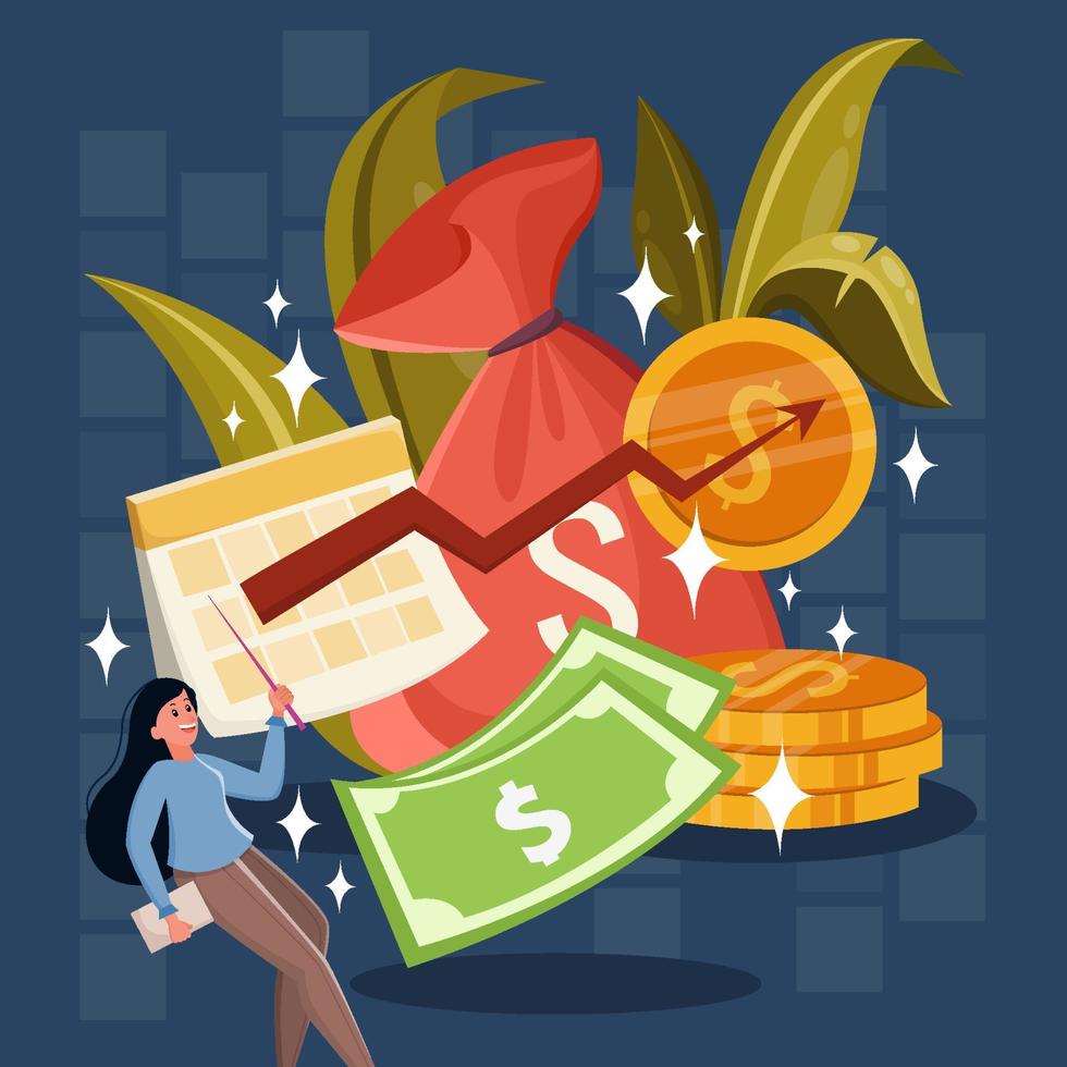 Financial Management Concept vector