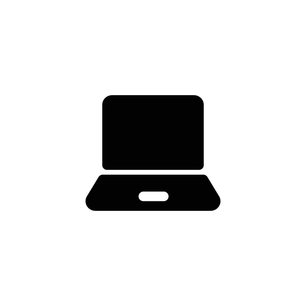 this is the icon for the laptop vector