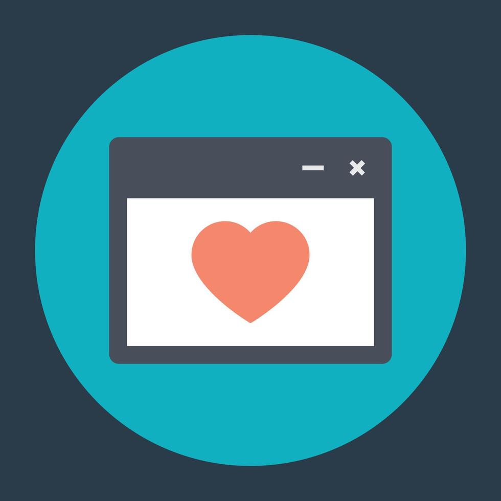 Favorite Webpage Concepts vector
