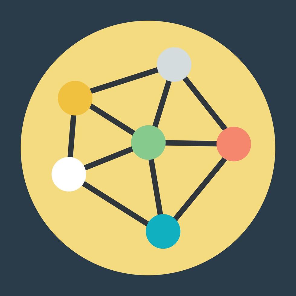 Trendy Network Concepts vector