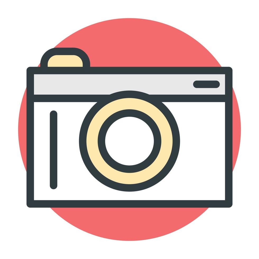 Trendy Camera Concepts vector