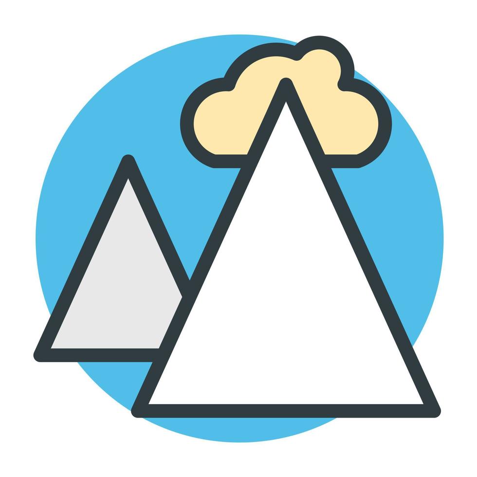 Trendy Landscape Concepts vector