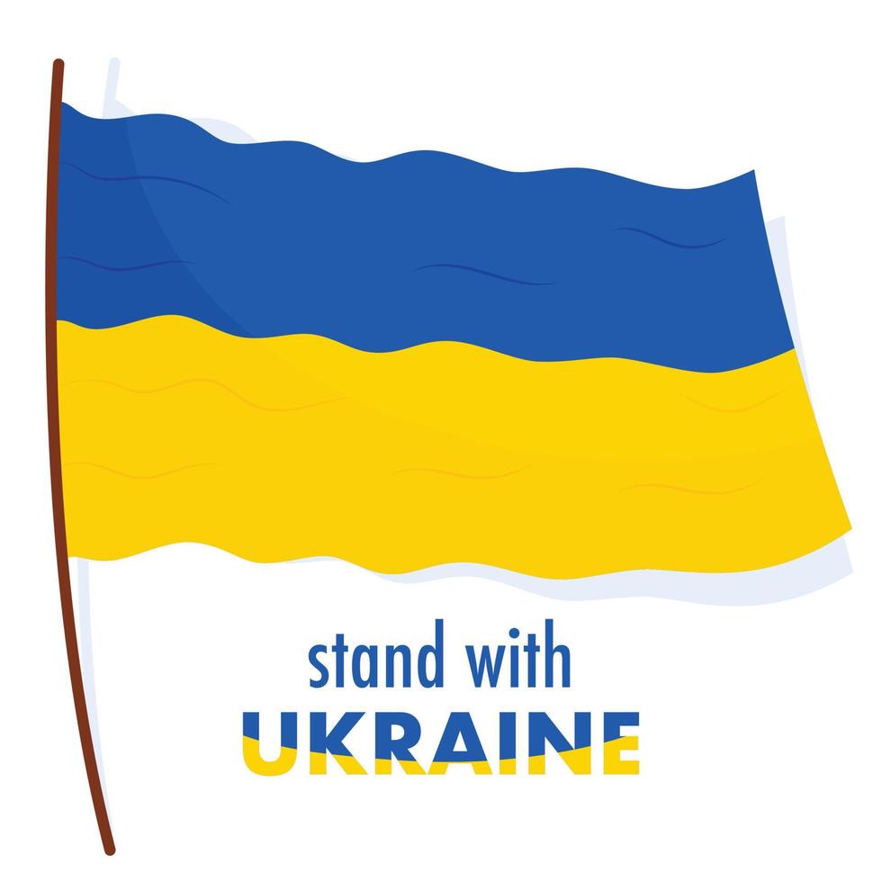 Stand with Ukraine vector