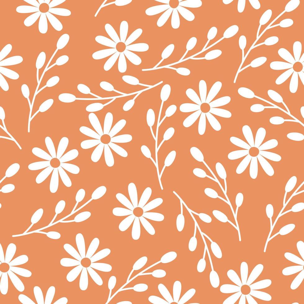 Orange Floral Background Vector Art, Icons, and Graphics for Free Download