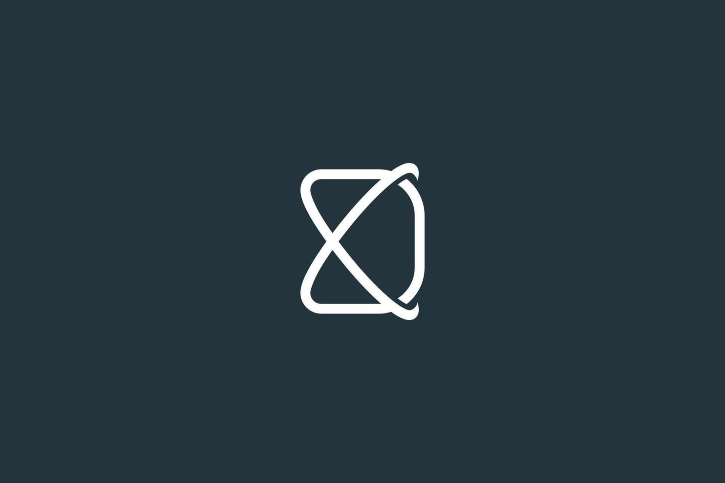 Letter XD Logo Design Vector