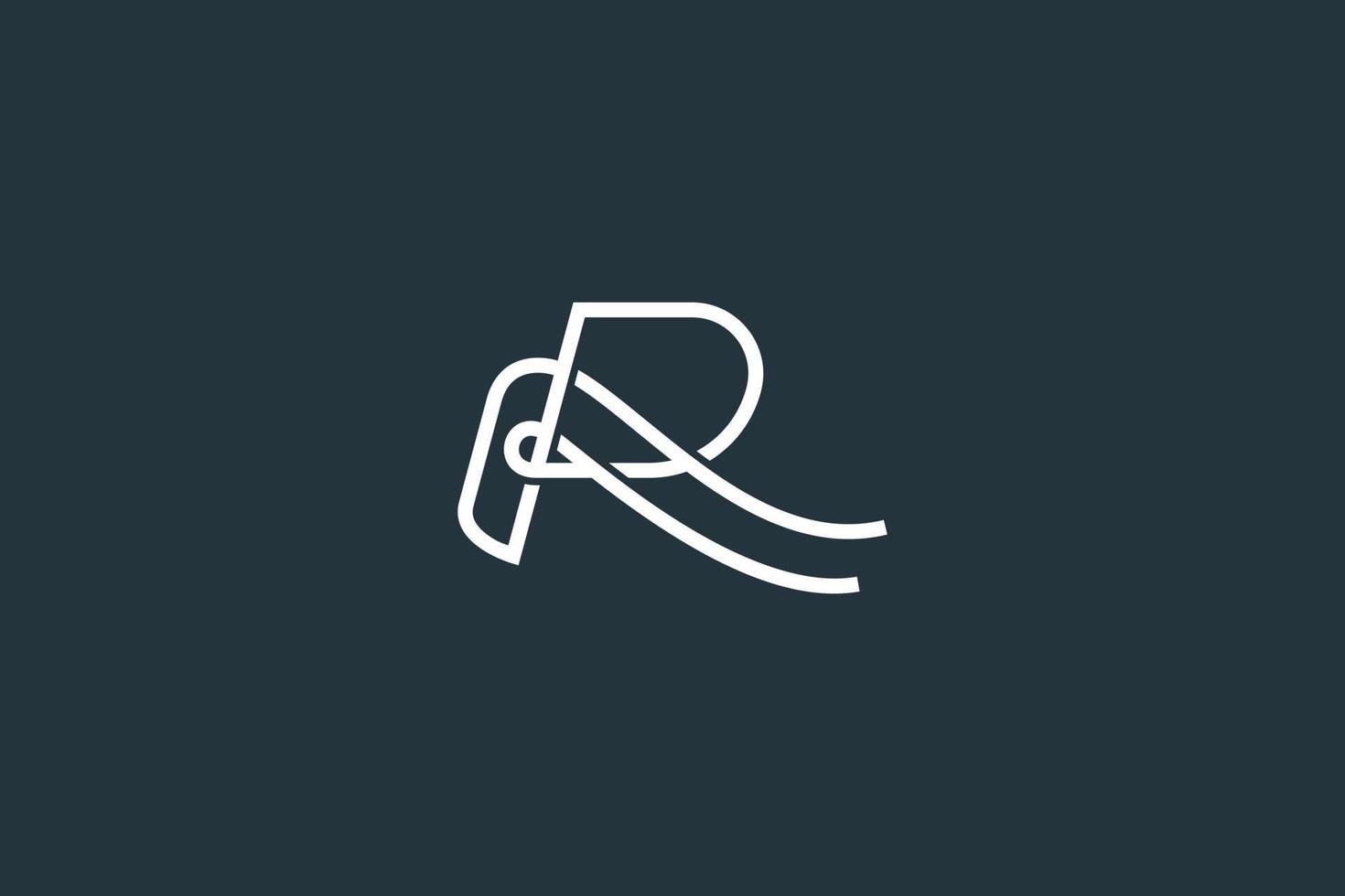 Elegant Letter R Logo Design Vector Template