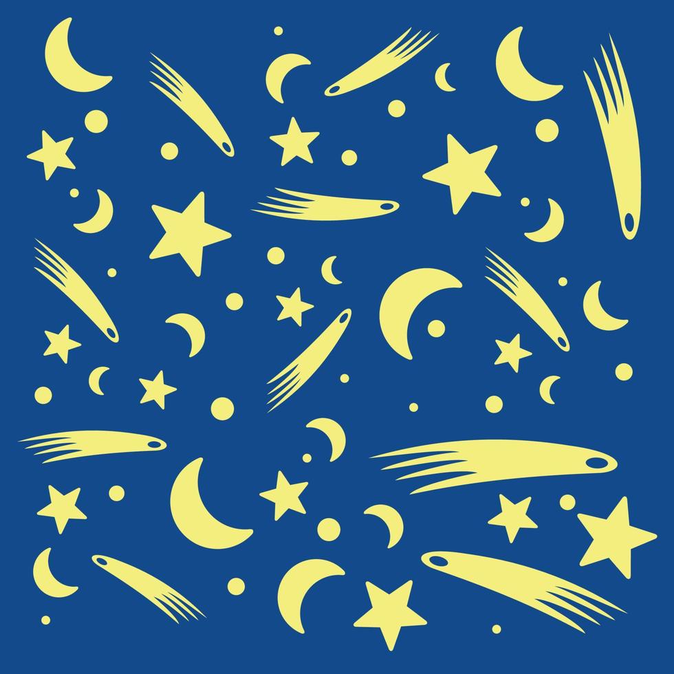 star space pattern vector