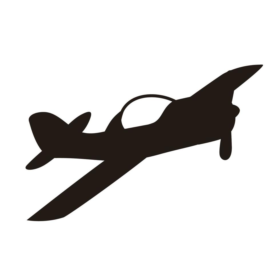small air plane icon vector