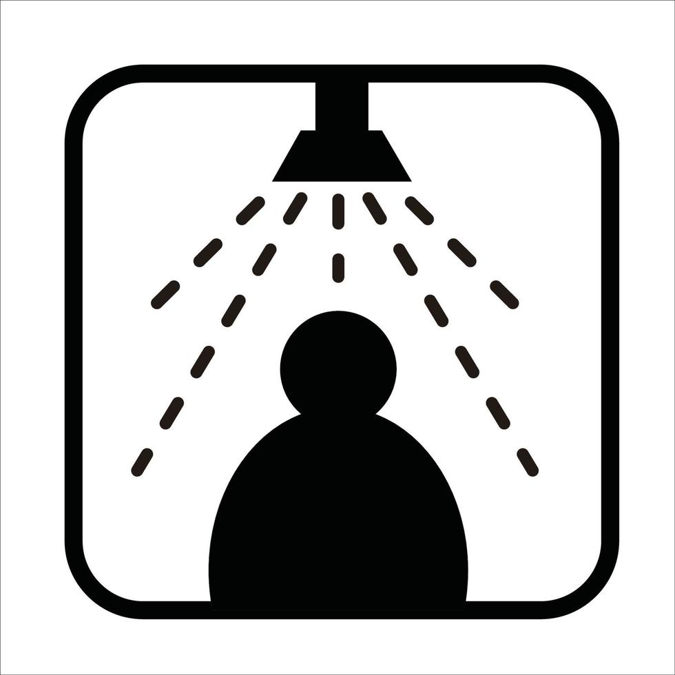 people shower icon vector