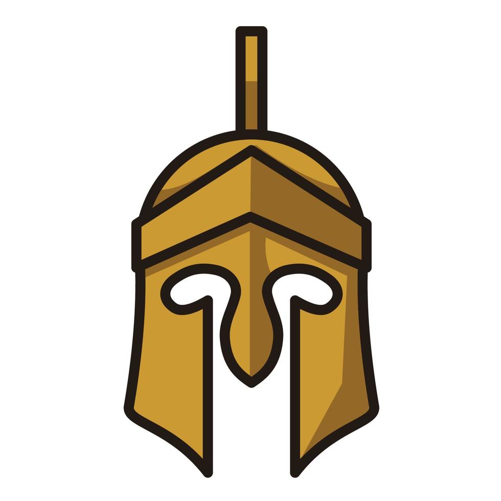 spartan helmet logo vector