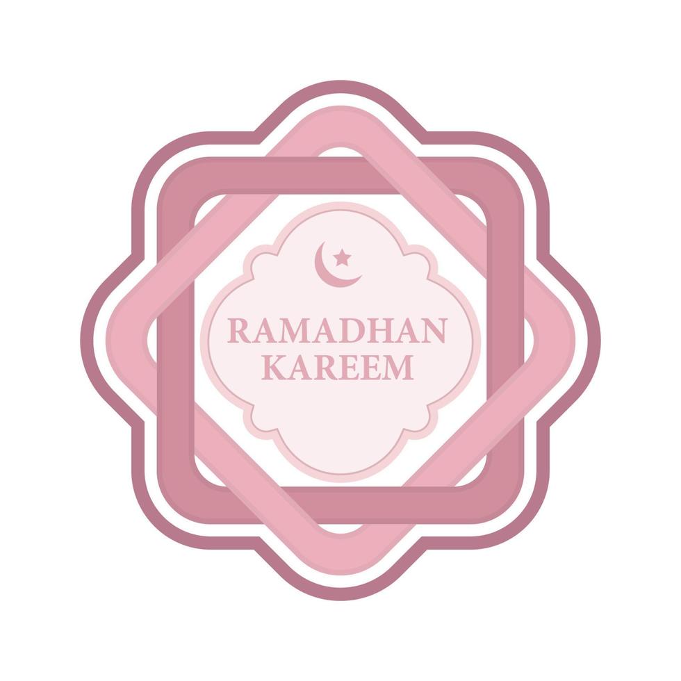 Ramadhan kareem ornament vector background