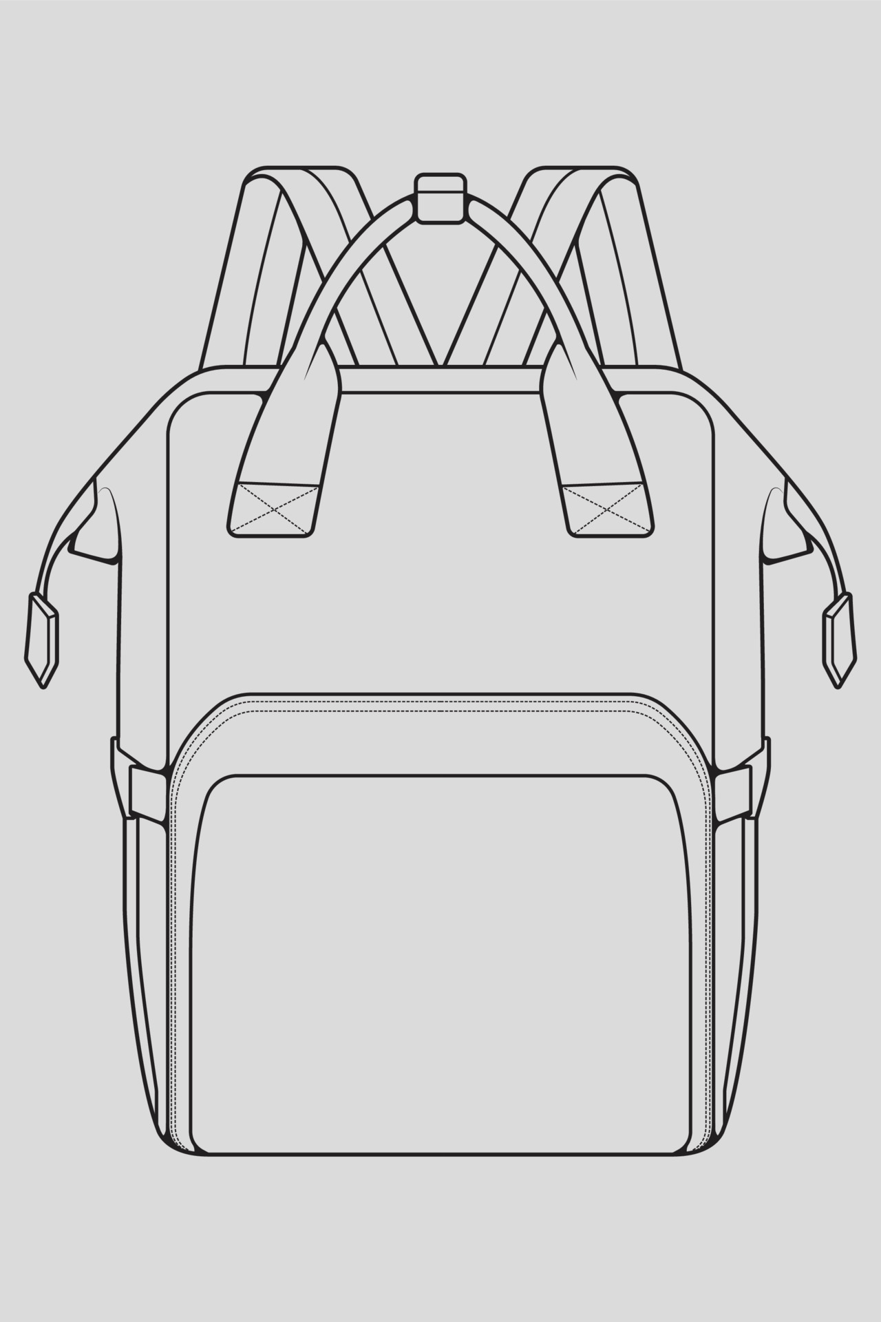 Sketch Of A Rucksack Backpack Isolated On White Background Vector  Illustration Of A Sketch Style Stock Illustration - Download Image Now -  iStock