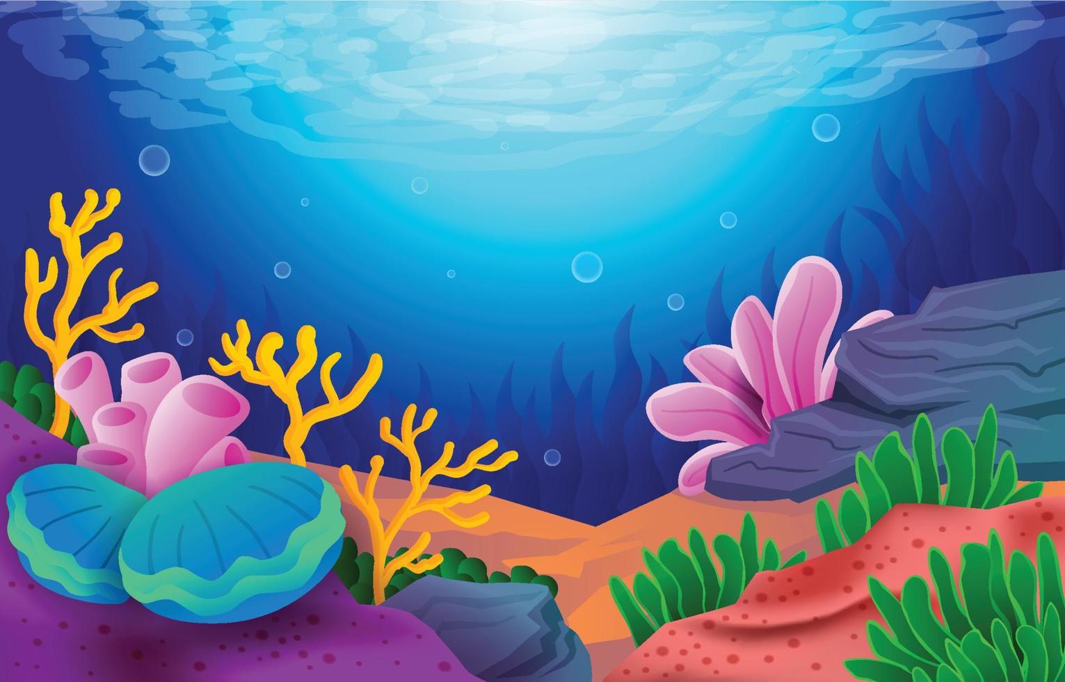 Under the Sea Background vector