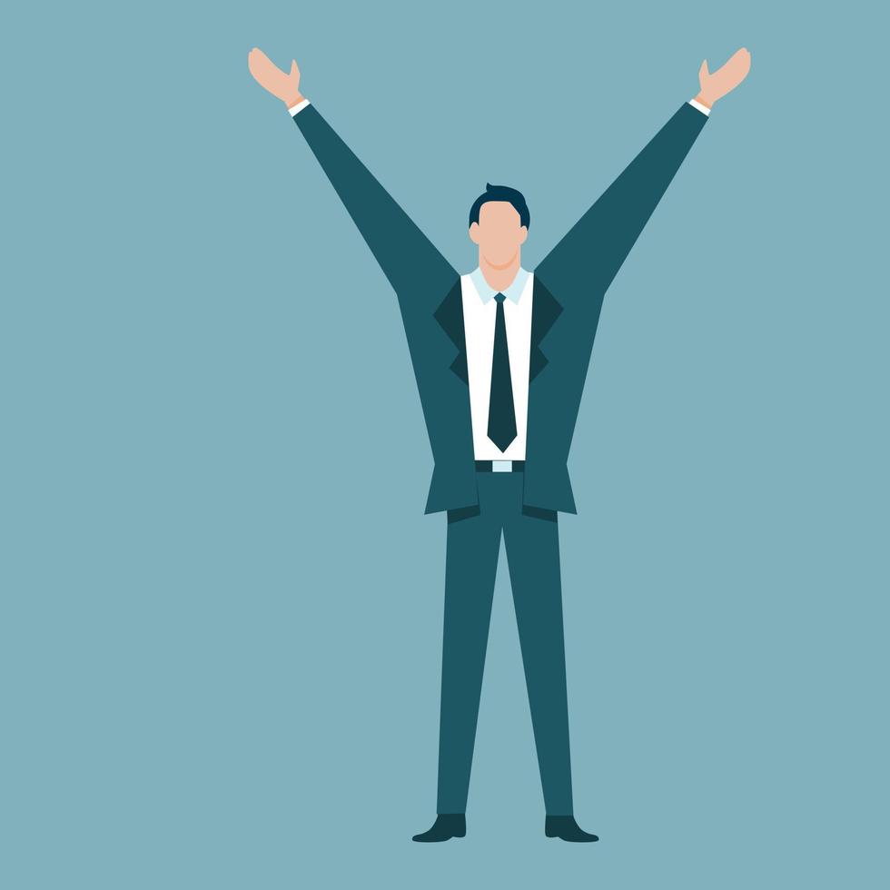 Business man working. vector