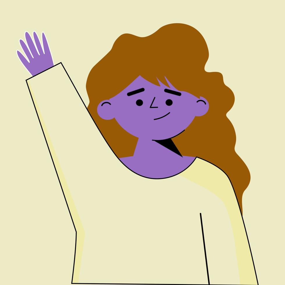 Cartoon character vector design.