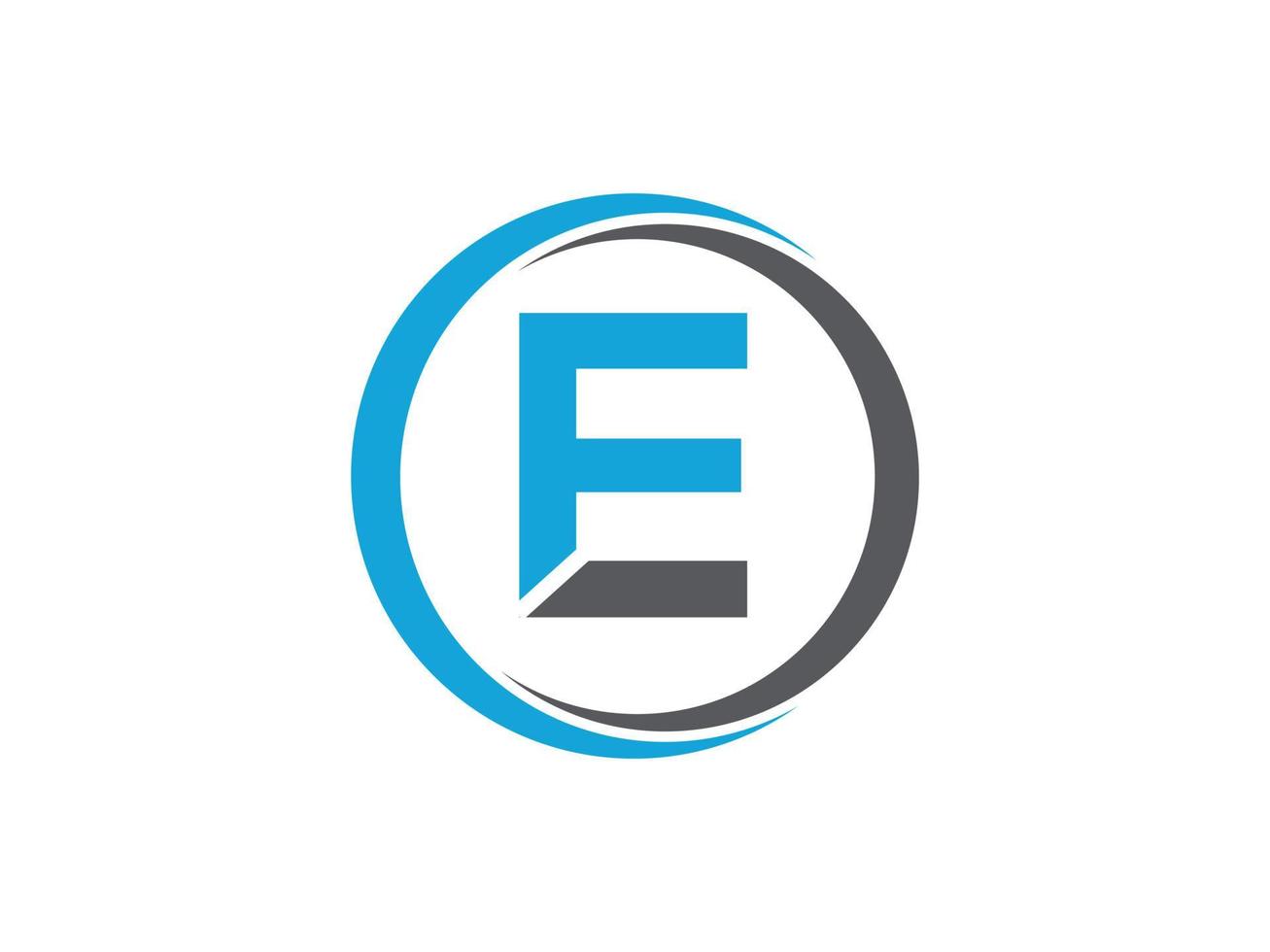 Creative and professional FE vector logo design