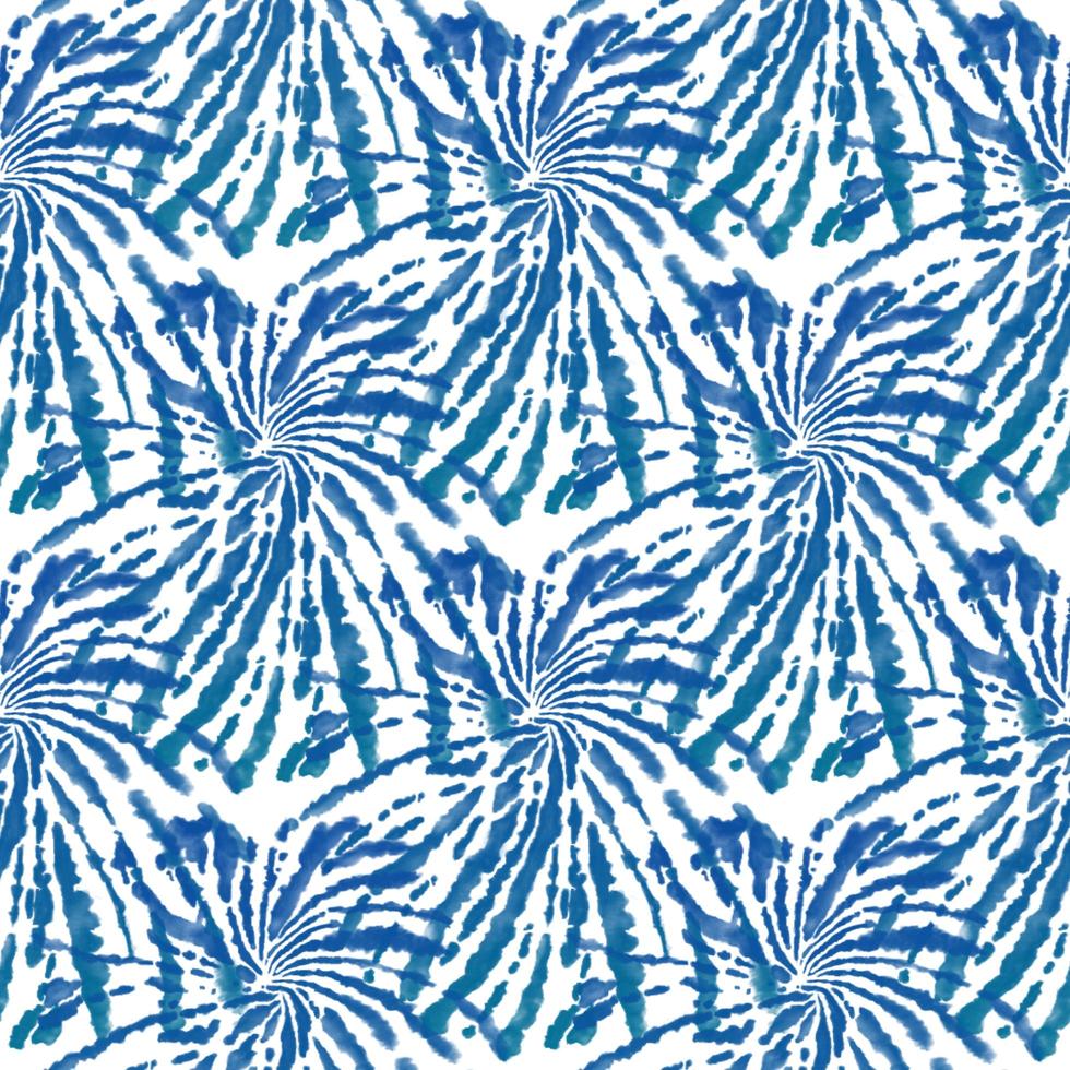 Blue tie dye watercolor background pattern seamless photo