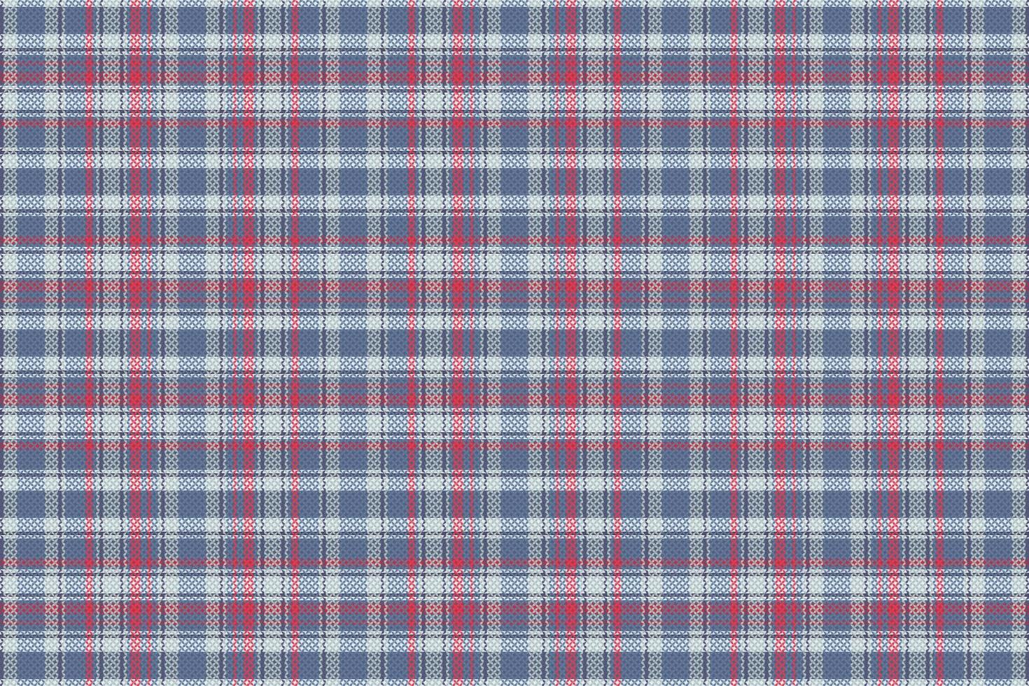 Tartan plaid pattern with texture and retro color. vector
