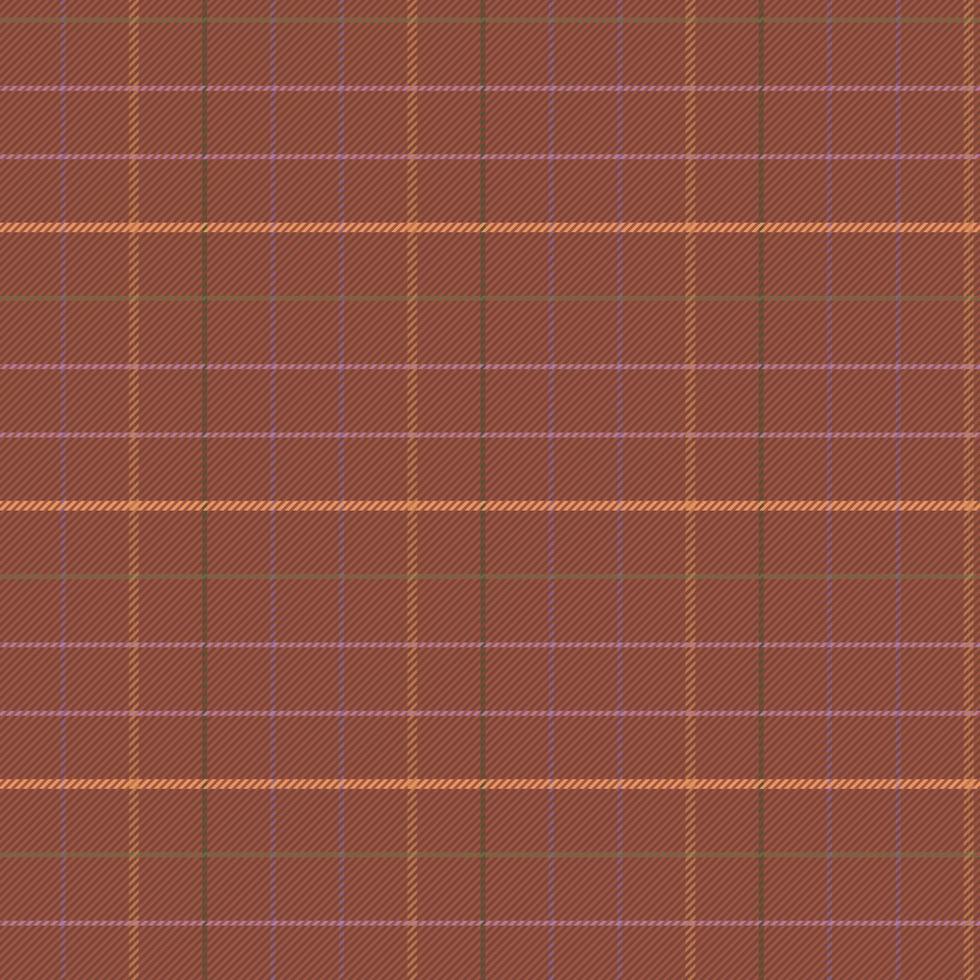 Tartan plaid pattern with texture and retro color. vector