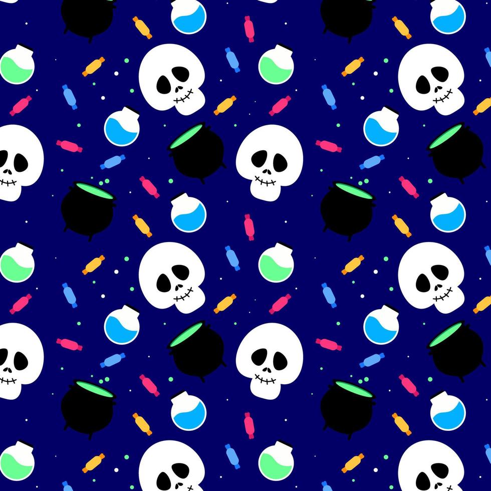 Abstract halloween pattern design background. Vector. vector