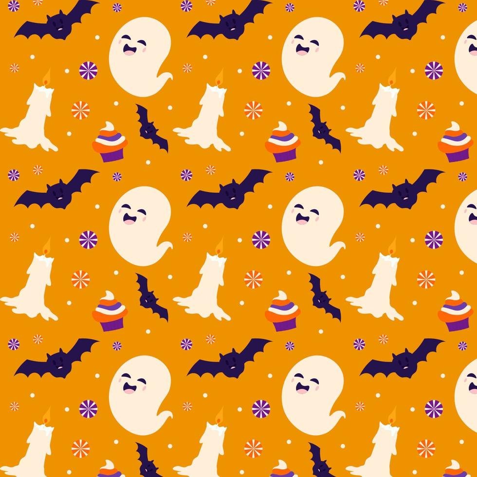 Abstract halloween pattern design background. Vector. vector