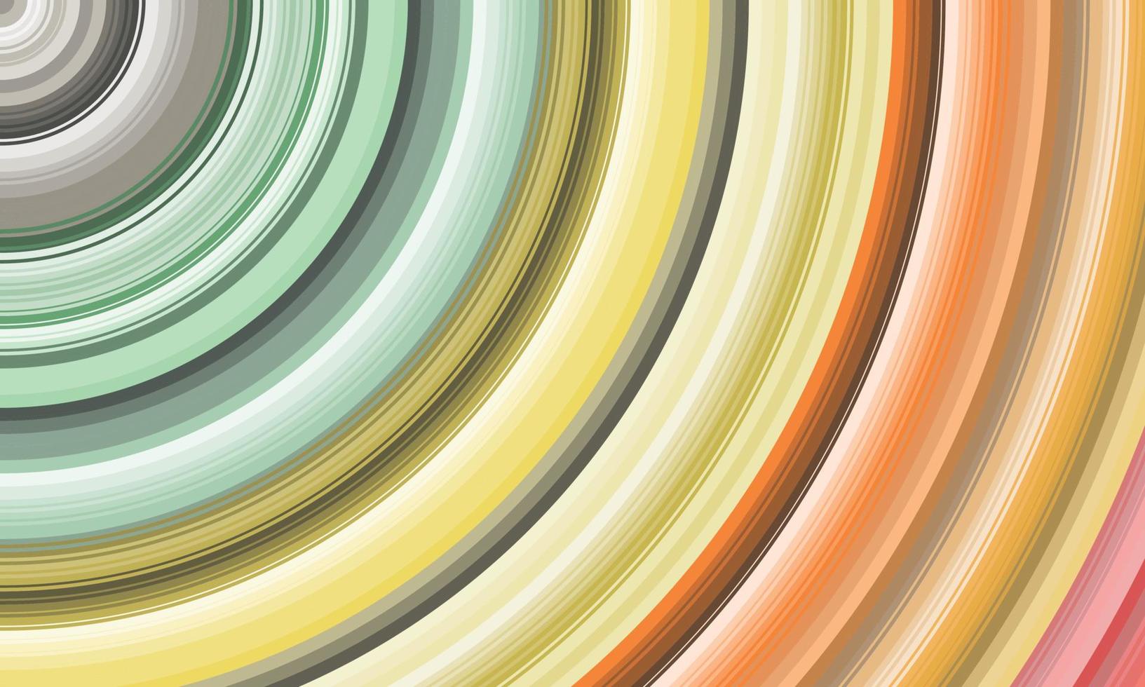 Abstract colorful circle lines background. vector