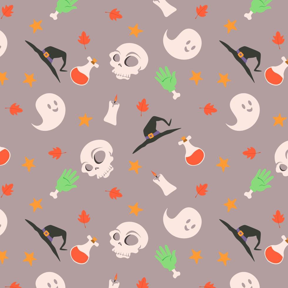 Abstract halloween pattern design background. Vector. vector