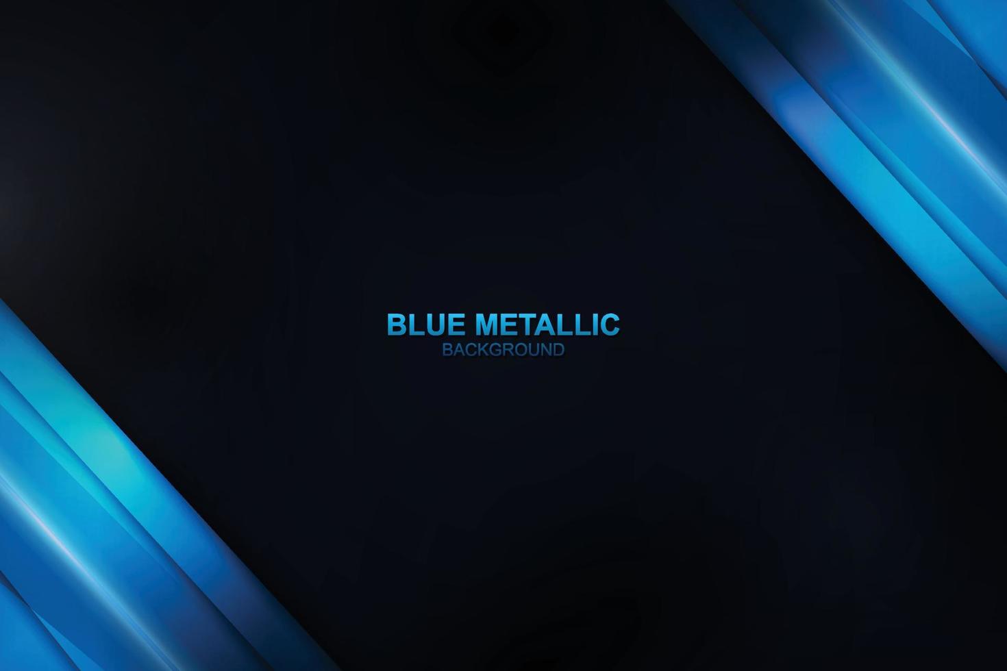 fondo de rayas metálicas azules abstractas. vector