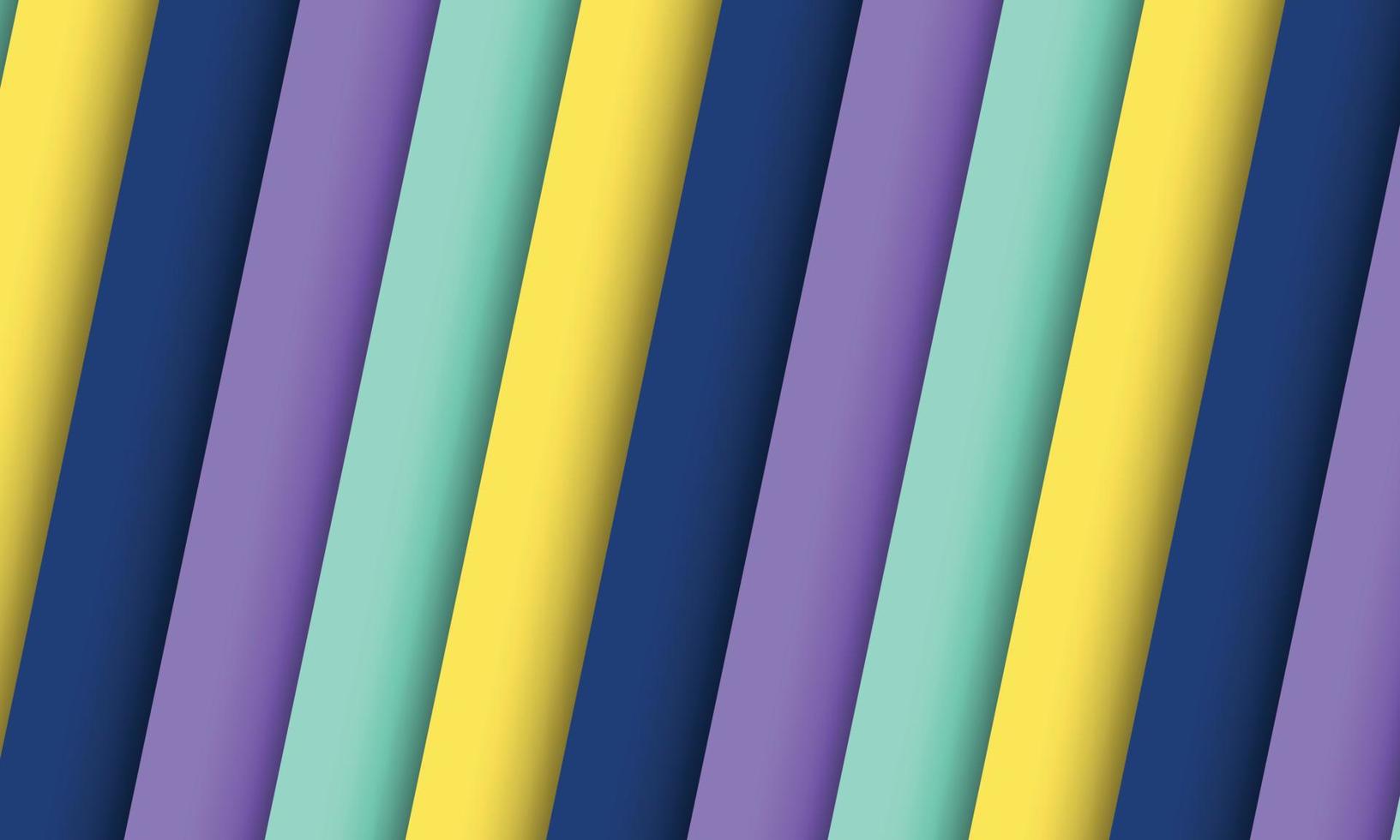 Abstract colorful diagonal stripes pattern background. vector