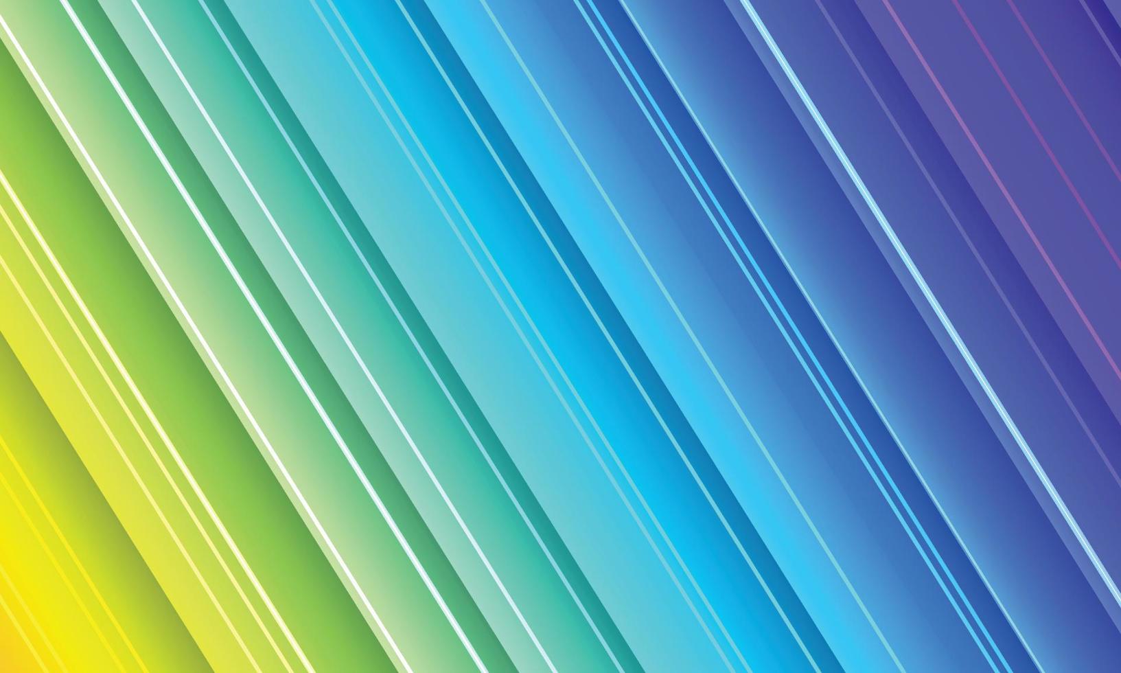 arco iris colorido abstracto con fondo de líneas. vector