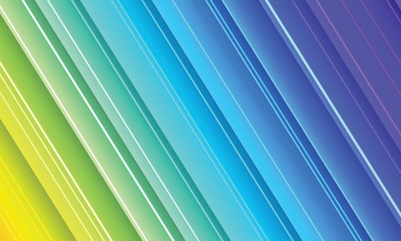 Abstract colorful rainbow with lines background. vector