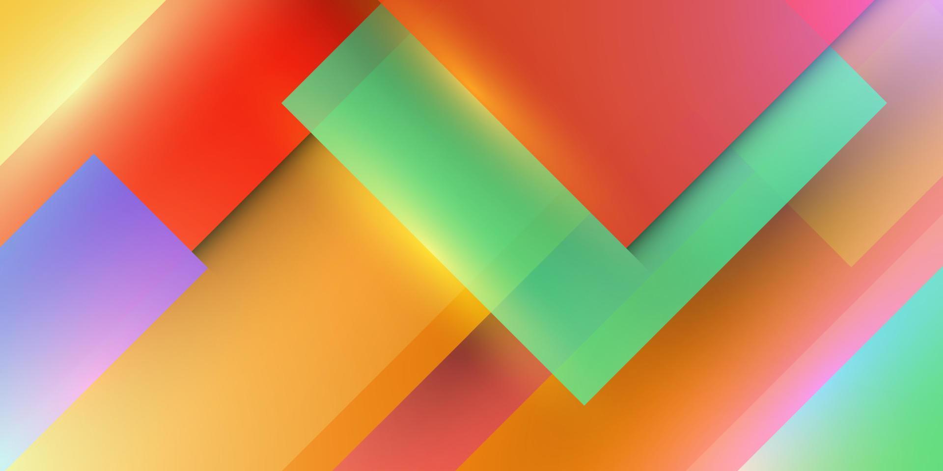 Abstract colorful gradient geometric background. Vector. vector