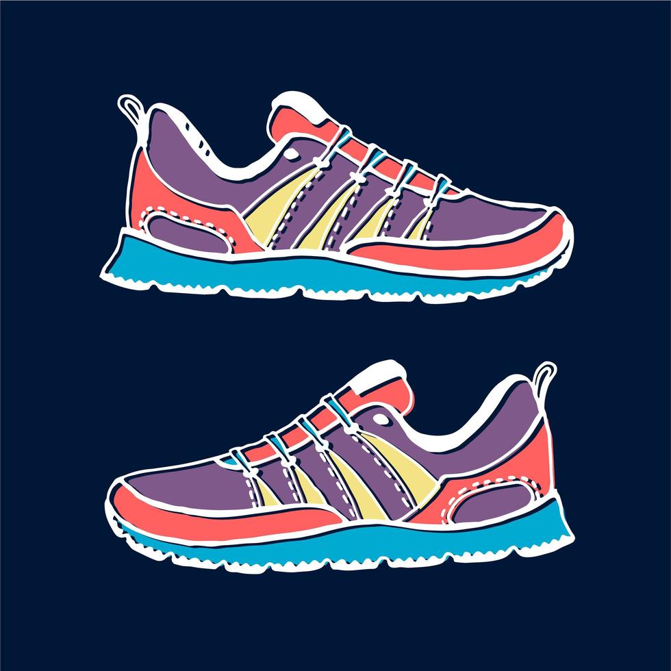 Run motivation illustration. Sport typography vector