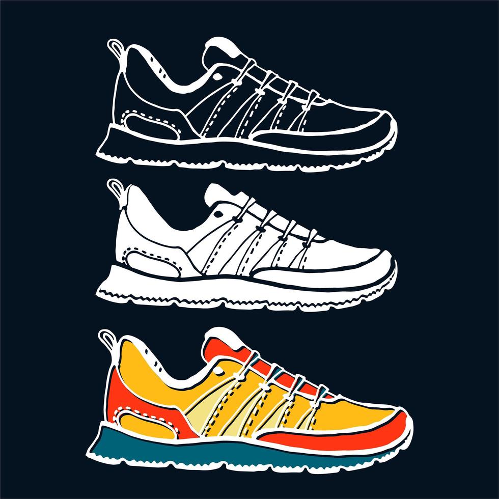 ejecutar ilustración de motivación. tipografía deportiva vector