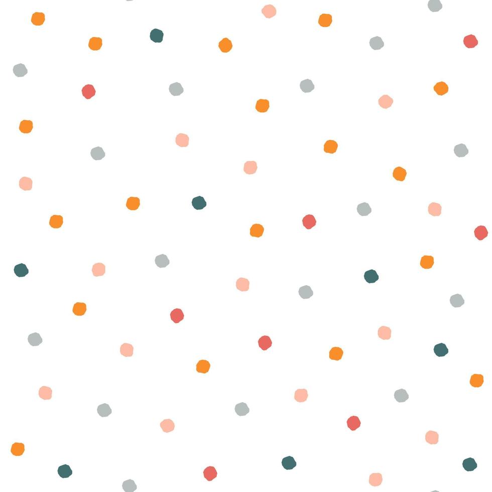 un simple patrón abstracto sin fisuras con caóticos puntos multicolores. impresión simple mínima. gráficos vectoriales vector