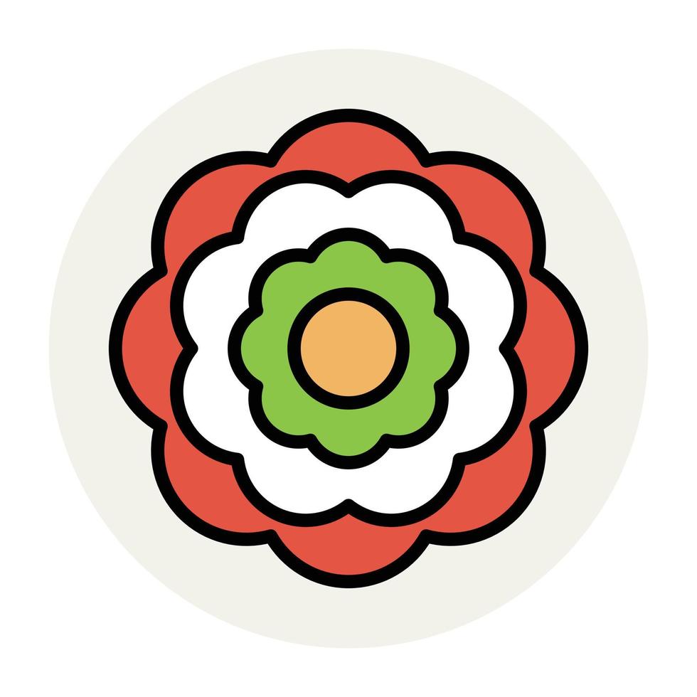 Trendy Flower Concepts vector
