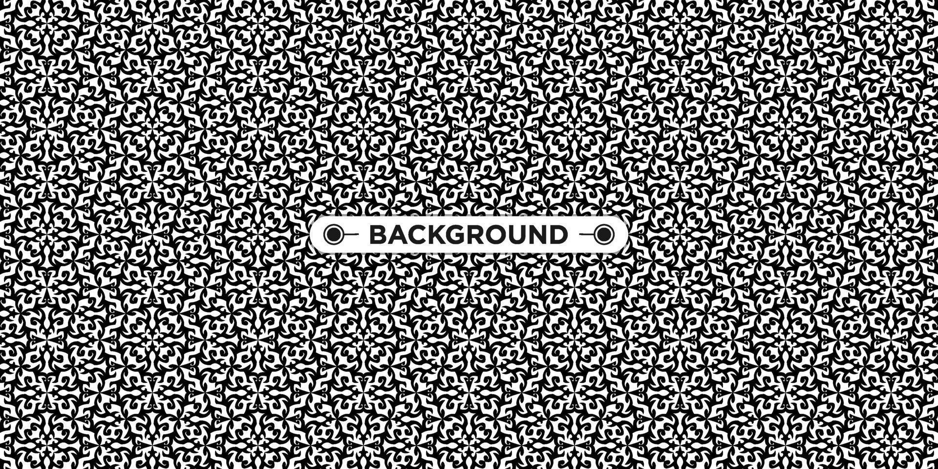 background pattern seamless ethnic geometric black and white vector