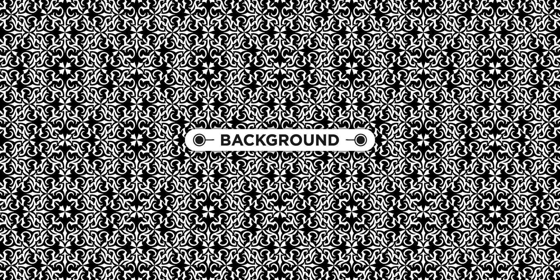 background pattern seamless ethnic geometric black and white vector