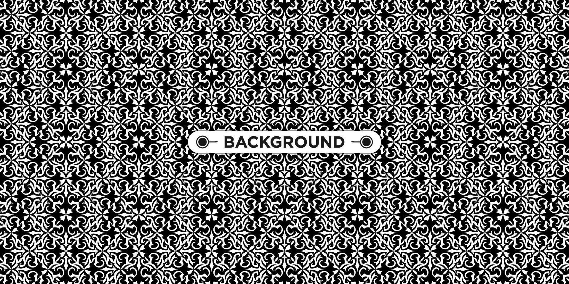 background pattern seamless ethnic geometric black and white vector