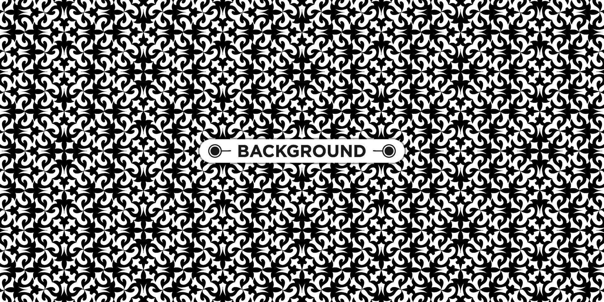 background pattern seamless ethnic geometric black and white vector
